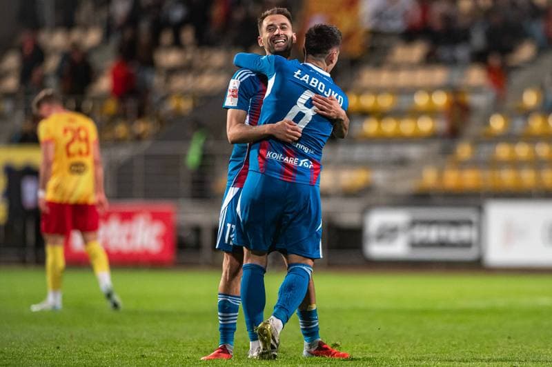Football. Betclic 1 Liga. Znicz Pruszkow - Polonia Bytom. 09.05.2026