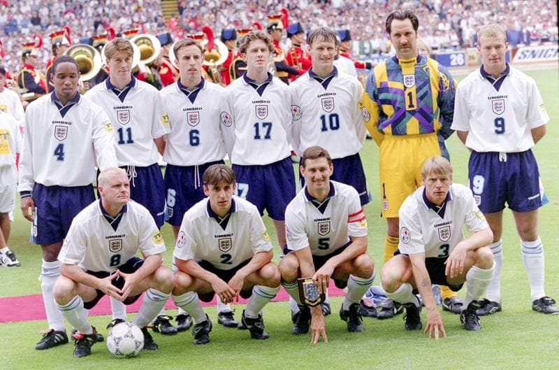 Football. UEFA EURO 1996. England - Switzerland. 08.06.1996