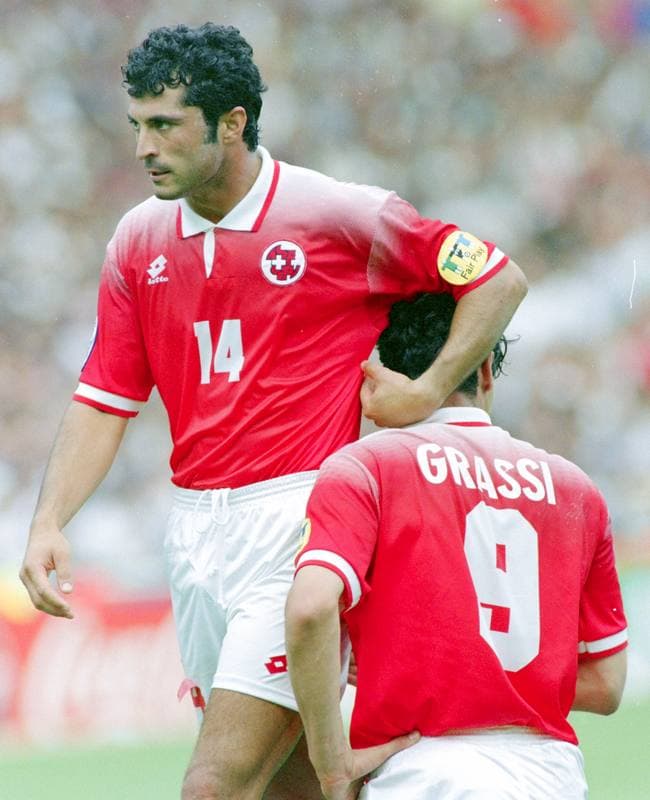 Football. UEFA EURO 1996. England - Switzerland. 08.06.1996