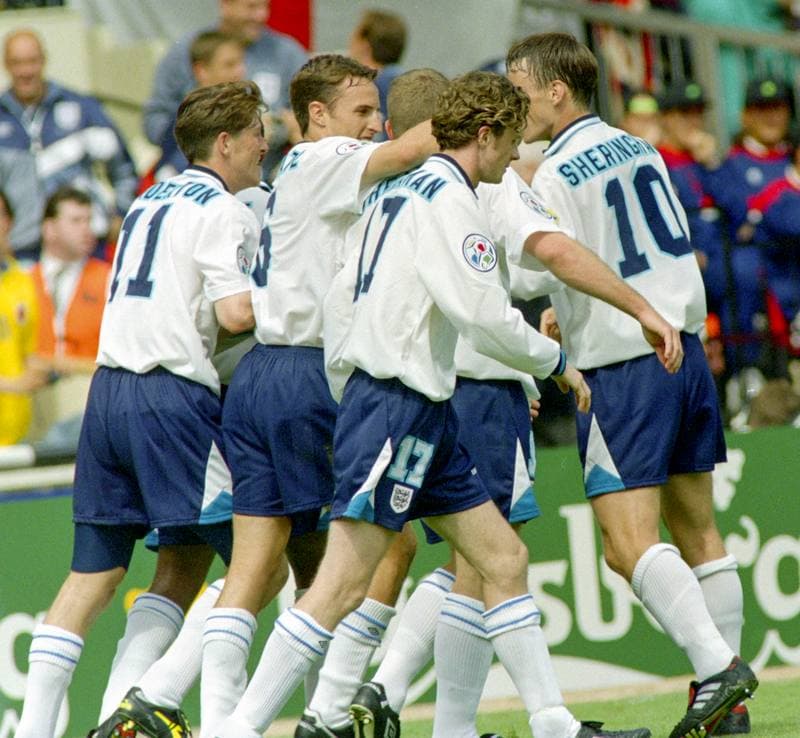 Football. UEFA EURO 1996. England - Switzerland. 08.06.1996