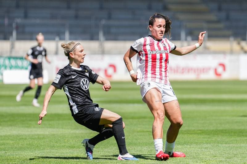 Football. Google Pixel Frauen-Bundesliga. SC Freiburg - VfL Wolfsburg. 09.05.2026