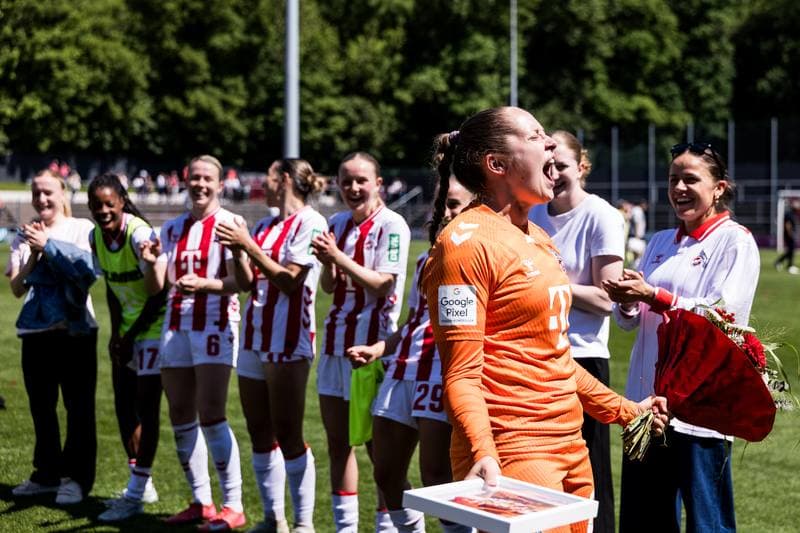Football. Google Pixel Frauen-Bundesliga. 1. FC Koln - Hamburger SV. 09.05.2026
