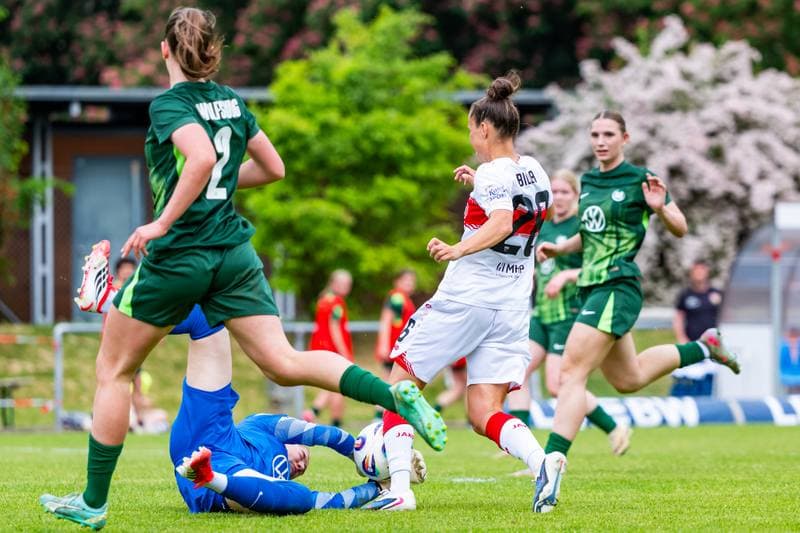 Football. 2. Frauen-Bundesliga. VfB Stuttgart - VfL Wolfsburg II. 10.05.2026