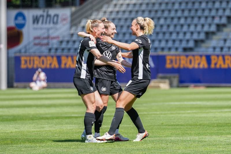 Football. Google Pixel Frauen-Bundesliga. SC Freiburg - VfL Wolfsburg. 09.05.2026