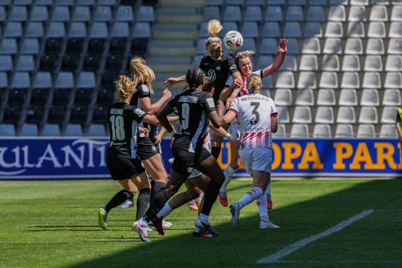 Football. Google Pixel Frauen-Bundesliga. SC Freiburg - VfL Wolfsburg. 09.05.2026