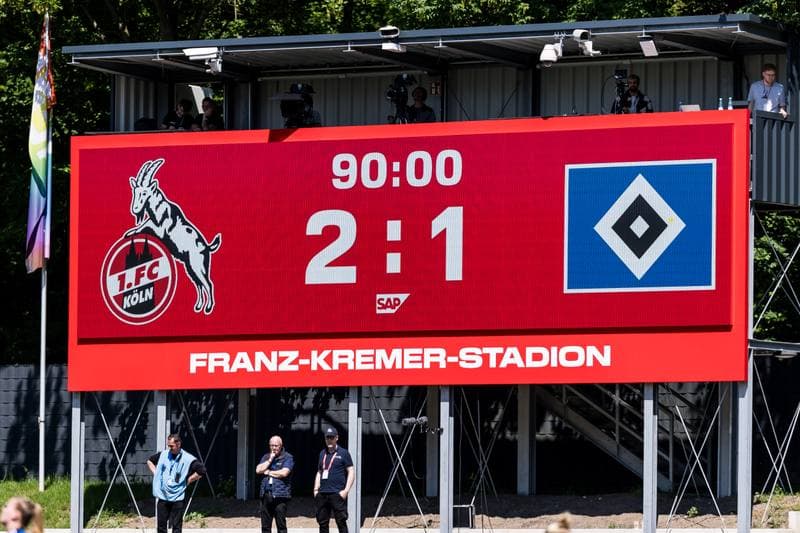 Football. Google Pixel Frauen-Bundesliga. 1. FC Koln - Hamburger SV. 09.05.2026