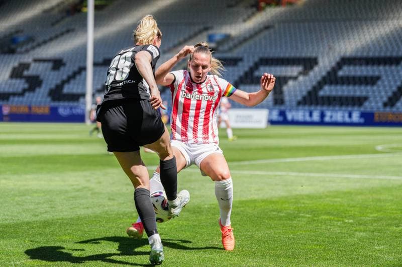 Football. Google Pixel Frauen-Bundesliga. SC Freiburg - VfL Wolfsburg. 09.05.2026