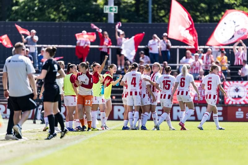 Football. Google Pixel Frauen-Bundesliga. 1. FC Koln - Hamburger SV. 09.05.2026