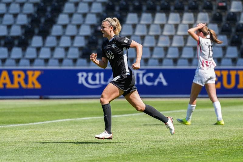 Football. Google Pixel Frauen-Bundesliga. SC Freiburg - VfL Wolfsburg. 09.05.2026