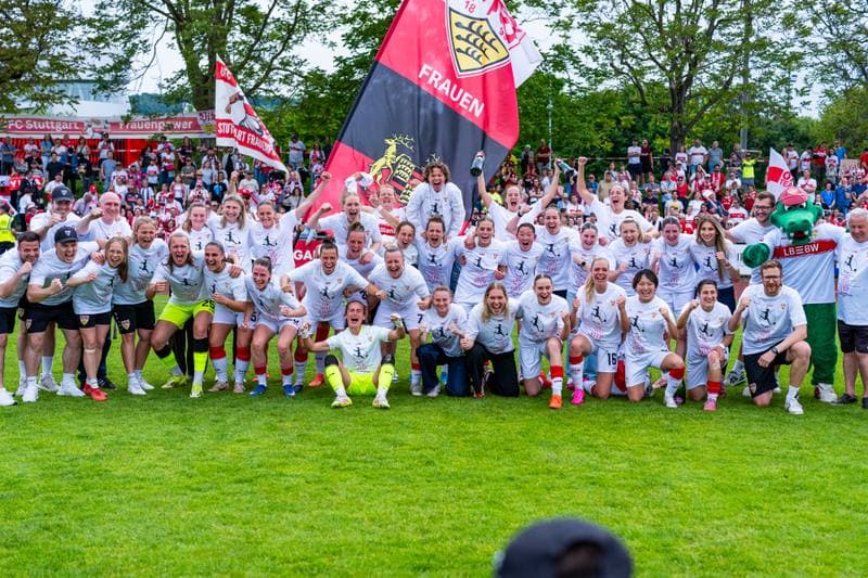 Football. 2. Frauen-Bundesliga. VfB Stuttgart - VfL Wolfsburg II. 10.05.2026