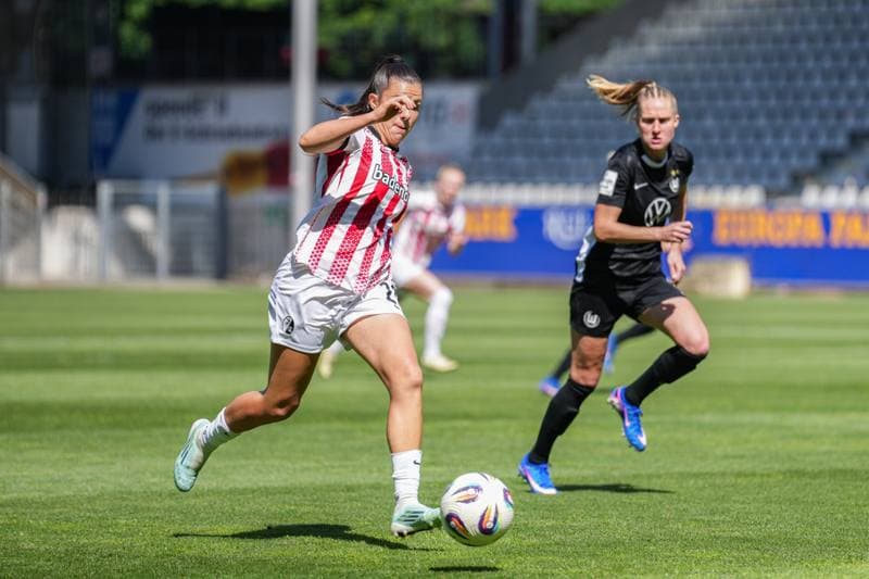 Football. Google Pixel Frauen-Bundesliga. SC Freiburg - VfL Wolfsburg. 09.05.2026