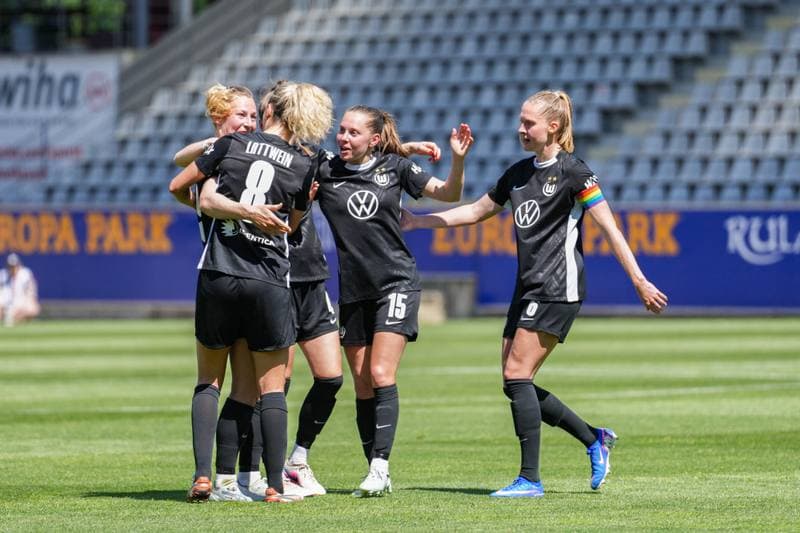 Football. Google Pixel Frauen-Bundesliga. SC Freiburg - VfL Wolfsburg. 09.05.2026