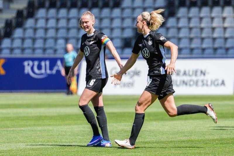 Football. Google Pixel Frauen-Bundesliga. SC Freiburg - VfL Wolfsburg. 09.05.2026
