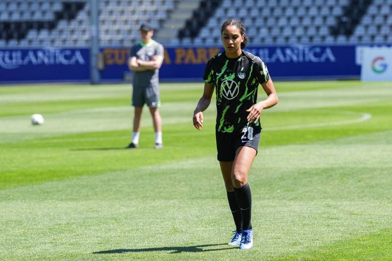 Football. Google Pixel Frauen-Bundesliga. SC Freiburg - VfL Wolfsburg. 09.05.2026