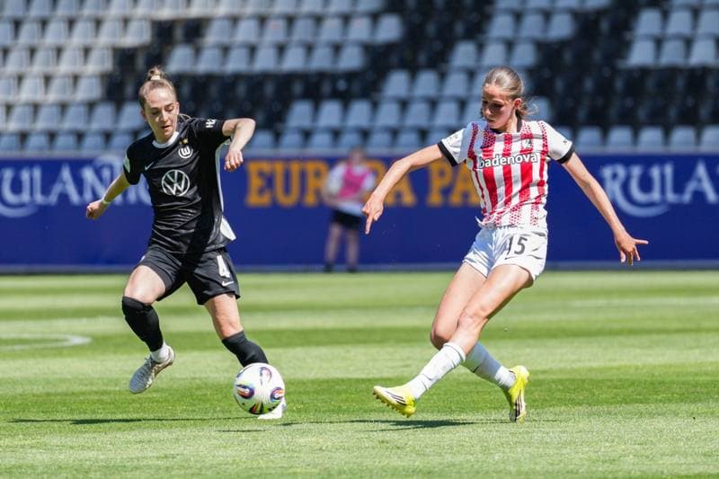 Football. Google Pixel Frauen-Bundesliga. SC Freiburg - VfL Wolfsburg. 09.05.2026