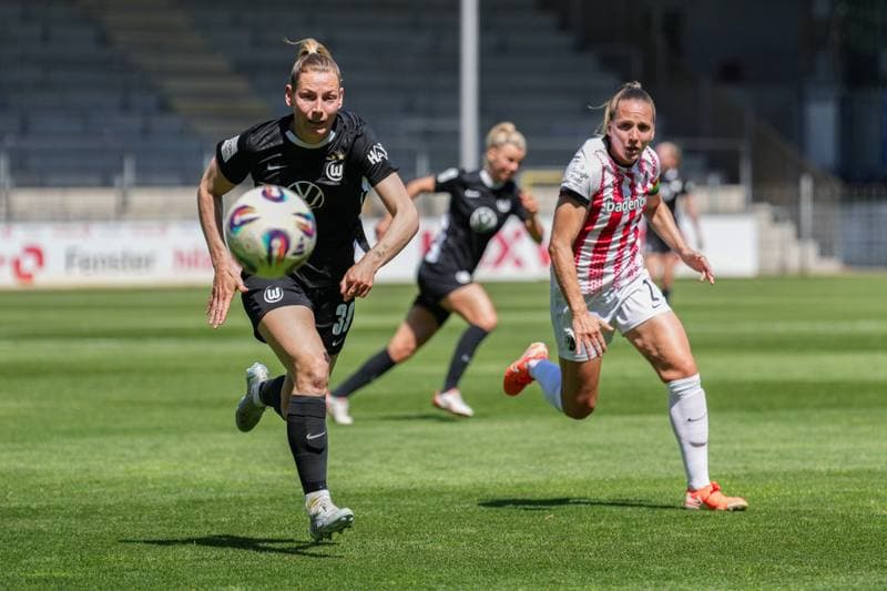 Football. Google Pixel Frauen-Bundesliga. SC Freiburg - VfL Wolfsburg. 09.05.2026