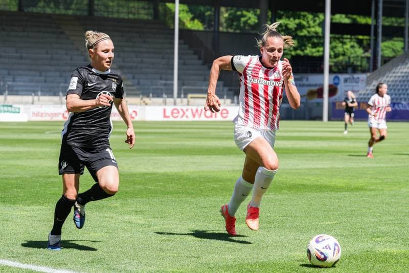 Football. Google Pixel Frauen-Bundesliga. SC Freiburg - VfL Wolfsburg. 09.05.2026