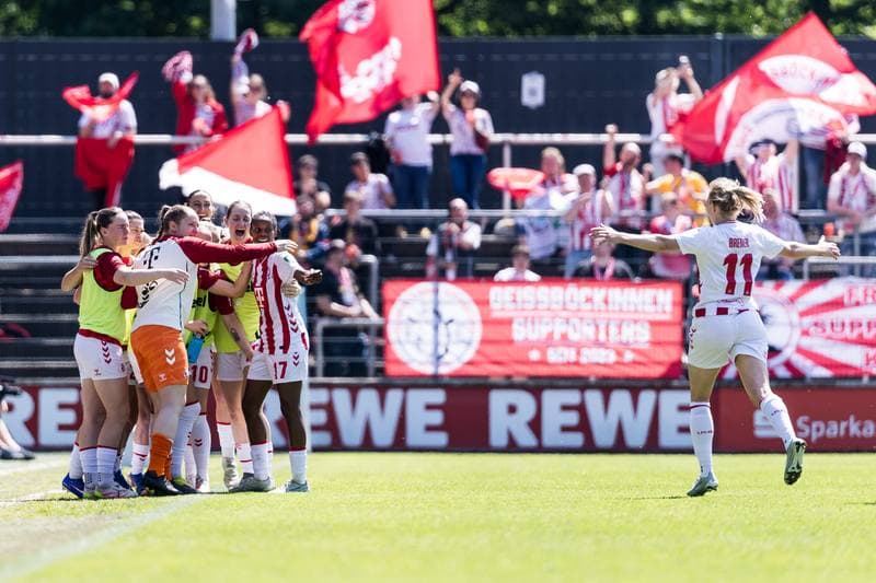 Football. Google Pixel Frauen-Bundesliga. 1. FC Koln - Hamburger SV. 09.05.2026