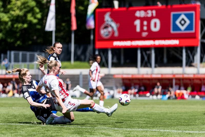 Football. Google Pixel Frauen-Bundesliga. 1. FC Koln - Hamburger SV. 09.05.2026