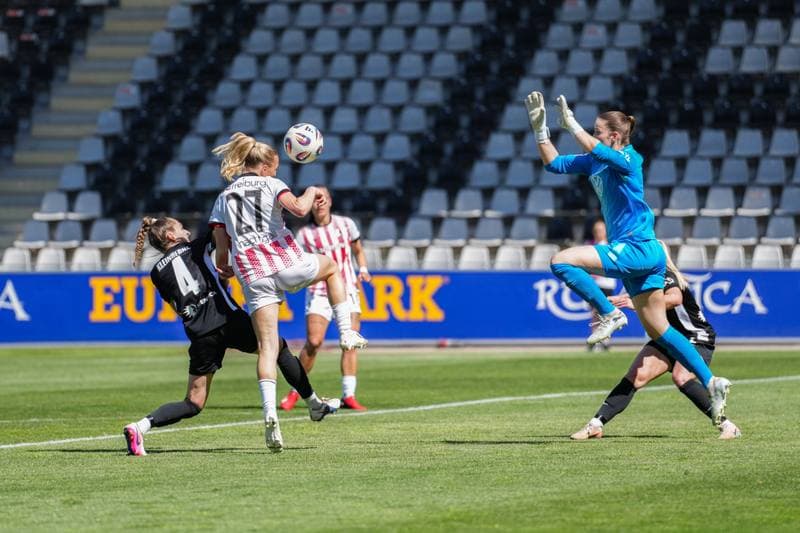 Football. Google Pixel Frauen-Bundesliga. SC Freiburg - VfL Wolfsburg. 09.05.2026