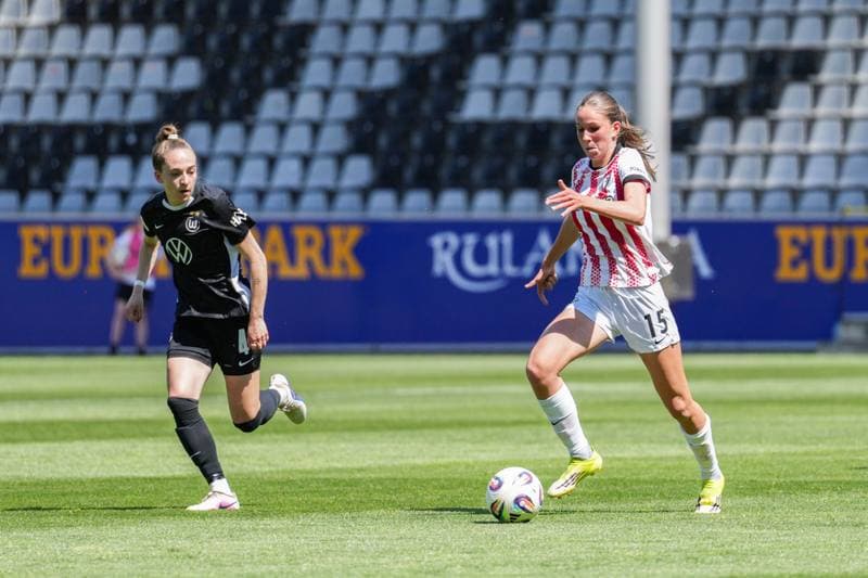 Football. Google Pixel Frauen-Bundesliga. SC Freiburg - VfL Wolfsburg. 09.05.2026