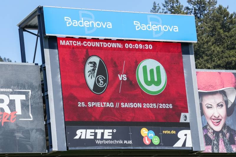 Football. Google Pixel Frauen-Bundesliga. SC Freiburg - VfL Wolfsburg. 09.05.2026