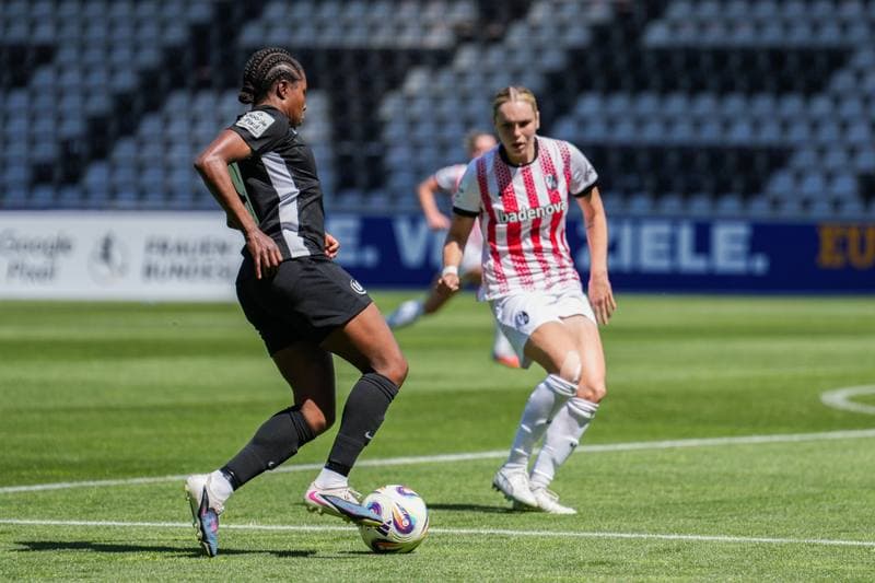 Football. Google Pixel Frauen-Bundesliga. SC Freiburg - VfL Wolfsburg. 09.05.2026