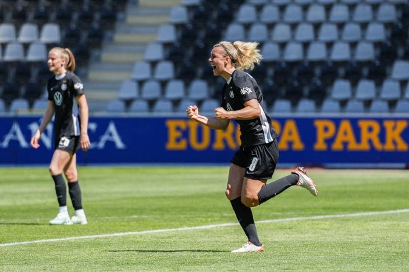 Football. Google Pixel Frauen-Bundesliga. SC Freiburg - VfL Wolfsburg. 09.05.2026