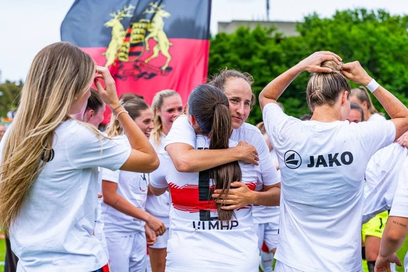 Football. 2. Frauen-Bundesliga. VfB Stuttgart - VfL Wolfsburg II. 10.05.2026