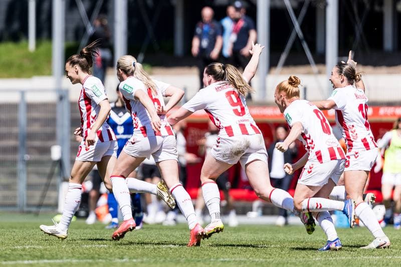Football. Google Pixel Frauen-Bundesliga. 1. FC Koln - Hamburger SV. 09.05.2026