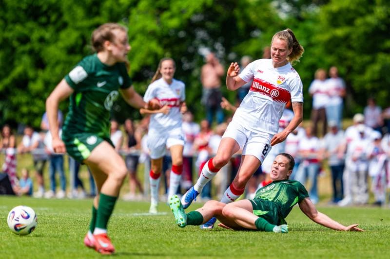 Football. 2. Frauen-Bundesliga. VfB Stuttgart - VfL Wolfsburg II. 10.05.2026