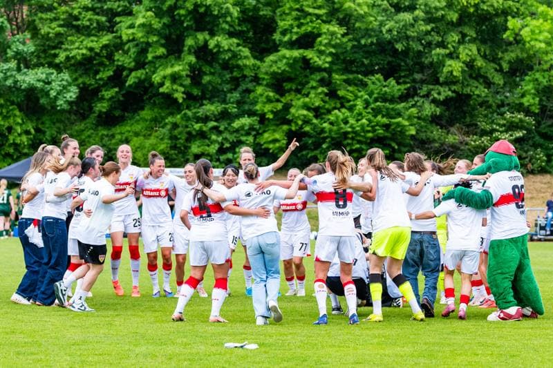Football. 2. Frauen-Bundesliga. VfB Stuttgart - VfL Wolfsburg II. 10.05.2026