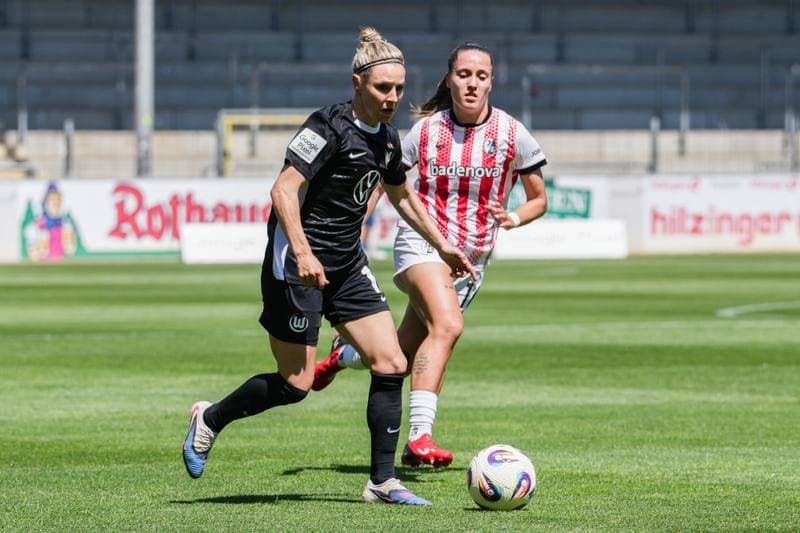 Football. Google Pixel Frauen-Bundesliga. SC Freiburg - VfL Wolfsburg. 09.05.2026