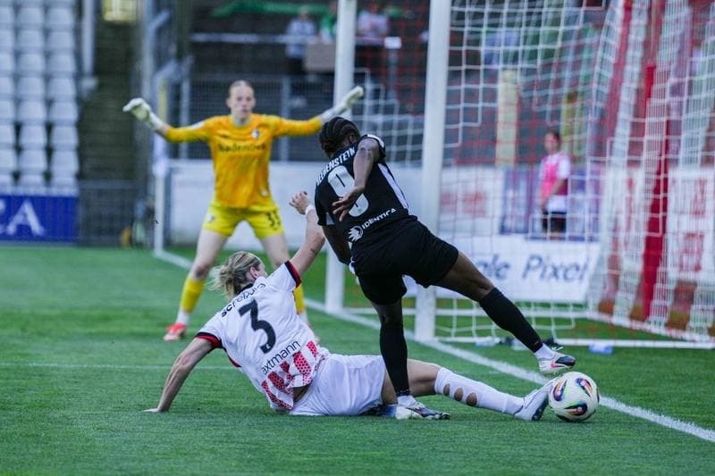 Football. Google Pixel Frauen-Bundesliga. SC Freiburg - VfL Wolfsburg. 09.05.2026
