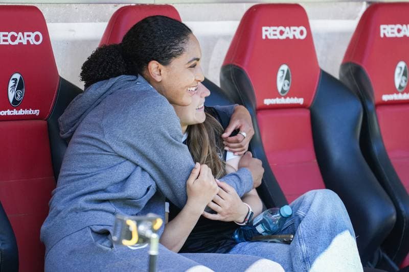 Football. Google Pixel Frauen-Bundesliga. SC Freiburg - VfL Wolfsburg. 09.05.2026