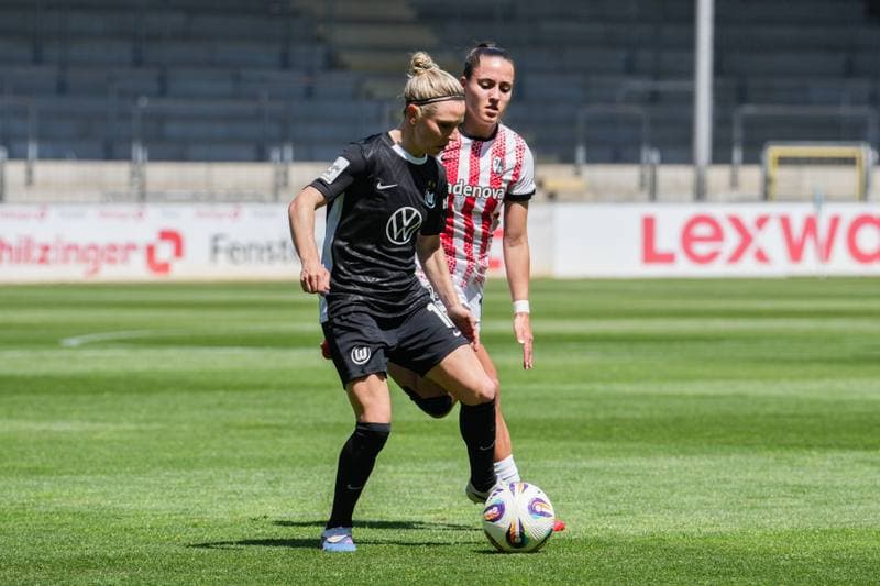 Football. Google Pixel Frauen-Bundesliga. SC Freiburg - VfL Wolfsburg. 09.05.2026