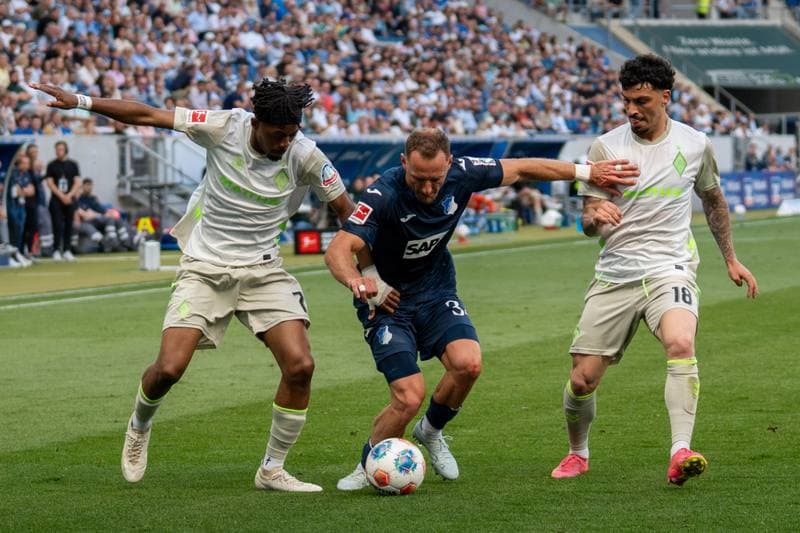 Football. 1. Bundesliga. TSG Hoffenheim - Werder Bremen. 09.05.2026