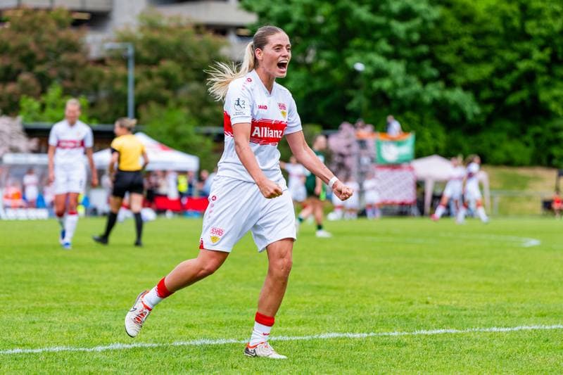 Football. 2. Frauen-Bundesliga. VfB Stuttgart - VfL Wolfsburg II. 10.05.2026