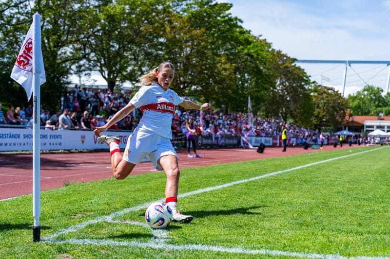 Football. 2. Frauen-Bundesliga. VfB Stuttgart - VfL Wolfsburg II. 10.05.2026