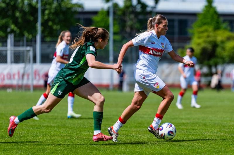Football. 2. Frauen-Bundesliga. VfB Stuttgart - VfL Wolfsburg II. 10.05.2026