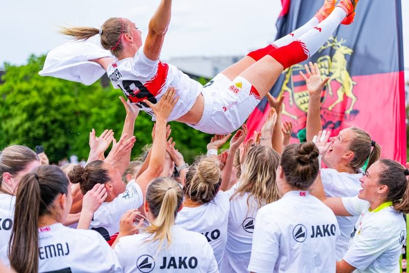 Football. 2. Frauen-Bundesliga. VfB Stuttgart - VfL Wolfsburg II. 10.05.2026