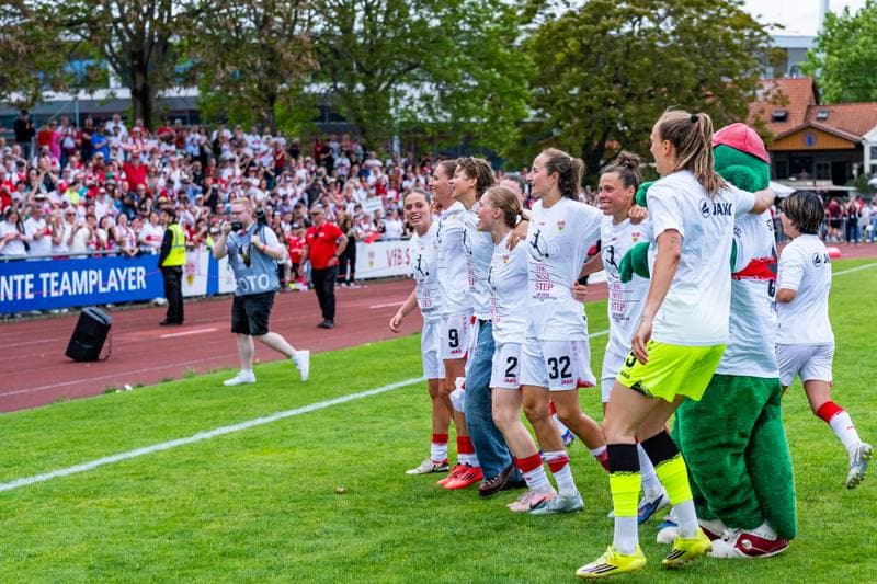 Football. 2. Frauen-Bundesliga. VfB Stuttgart - VfL Wolfsburg II. 10.05.2026