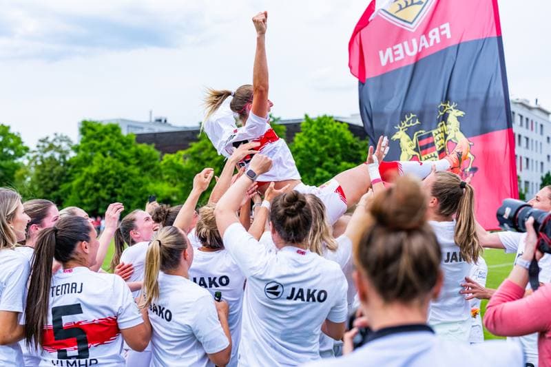 Football. 2. Frauen-Bundesliga. VfB Stuttgart - VfL Wolfsburg II. 10.05.2026