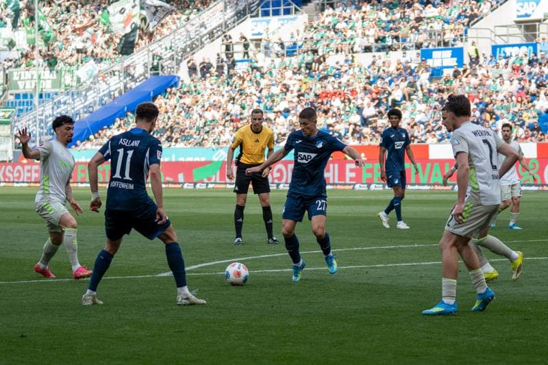 Football. 1. Bundesliga. TSG Hoffenheim - Werder Bremen. 09.05.2026