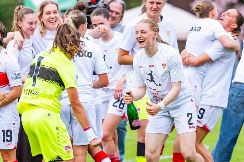 Football. 2. Frauen-Bundesliga. VfB Stuttgart - VfL Wolfsburg II. 10.05.2026