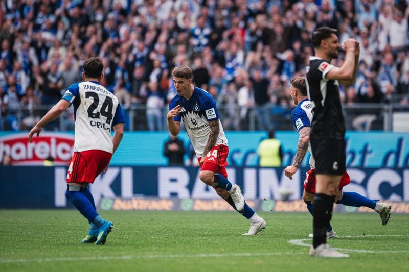Football. 1. Bundesliga. Hamburger SV - SC Freiburg. 10.05.2026