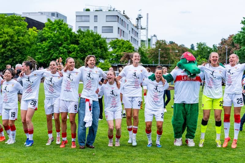 Football. 2. Frauen-Bundesliga. VfB Stuttgart - VfL Wolfsburg II. 10.05.2026