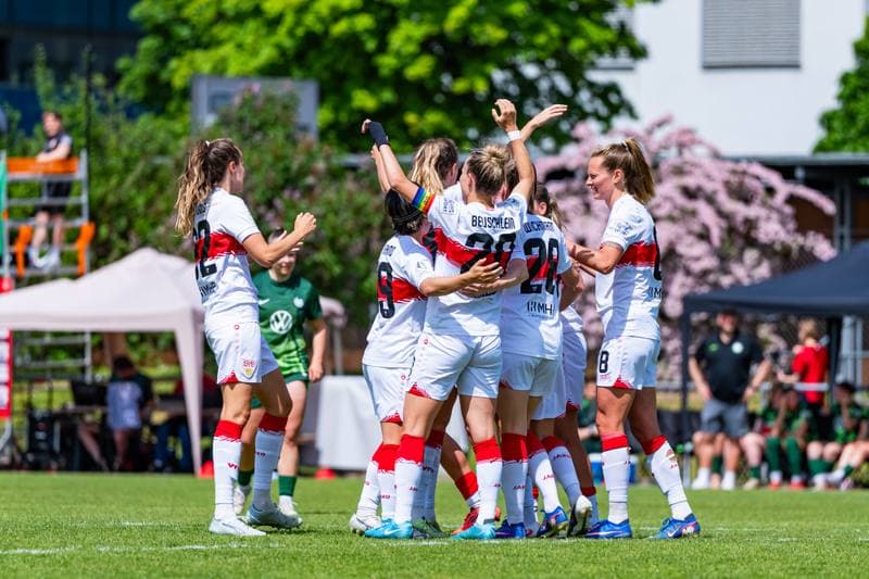 Football. 2. Frauen-Bundesliga. VfB Stuttgart - VfL Wolfsburg II. 10.05.2026