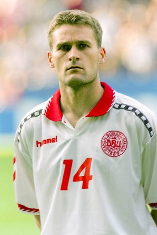 Football. UEFA EURO 1996. Denmark - Portugal. 09.06.1996