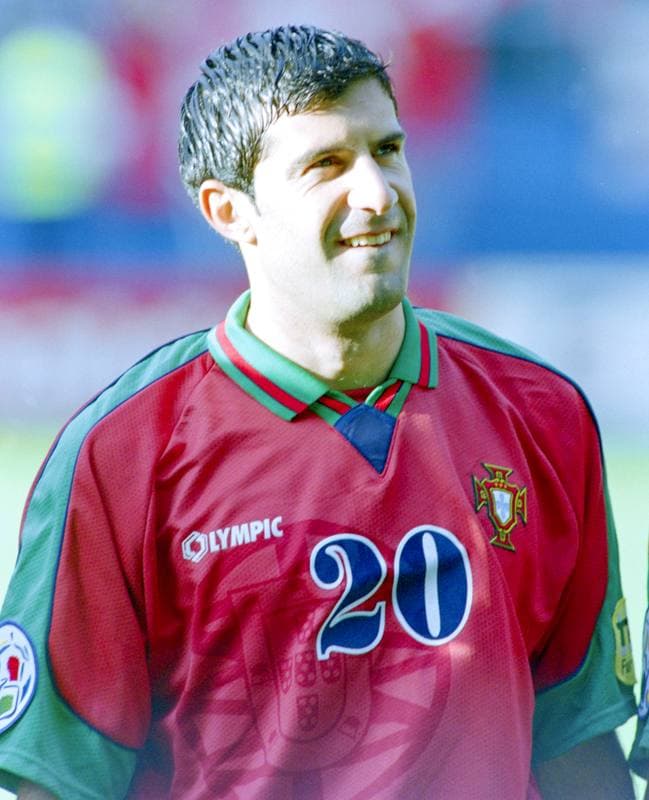 Football. UEFA EURO 1996. Denmark - Portugal. 09.06.1996